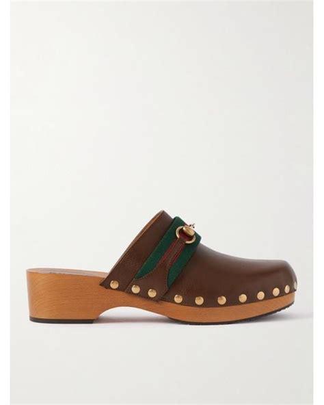 gucci boston clogs|gucci clogs for men.